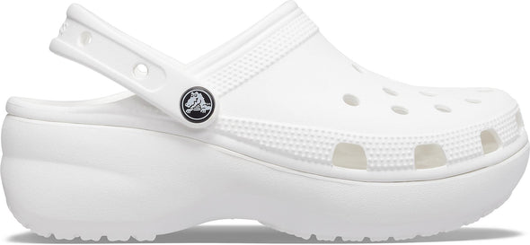 Sandalias crocs classic platform glitter clog p/dama