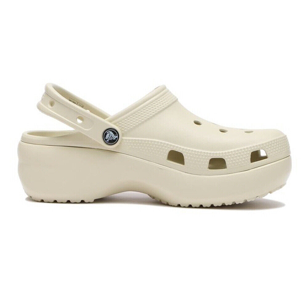 Sandalias Crocs Classic Platform Glitter Clog para dama