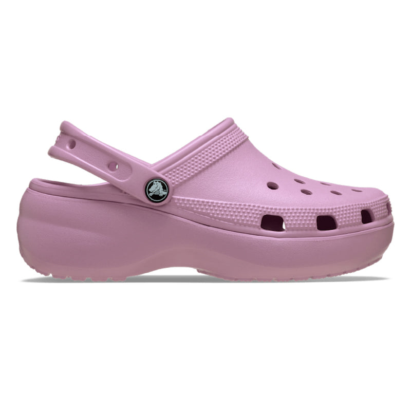 Sandalias Crocs Classic Platform Glitter Clog para dama