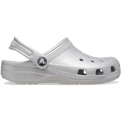 Sandalias crocs classic glitter clog p/nino