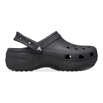 Classic platform glitter clog w