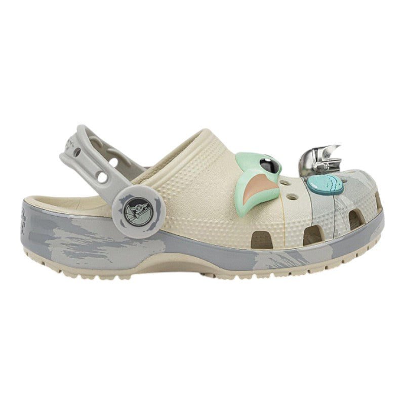 Sandalias Crocs Grogu Classic Clog para niños