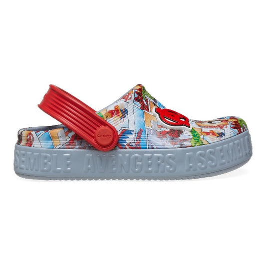 Sandalias Crocs Avengers Off Court Clog para niños pequeños