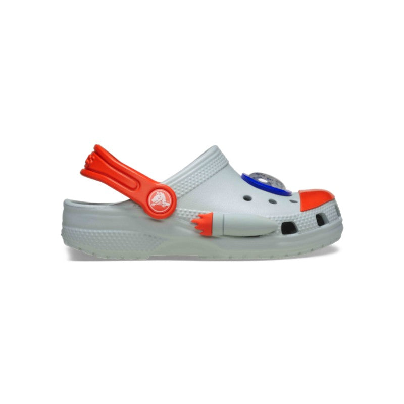 Sandalias Crocs Classic Rocket Ship Clog para niños