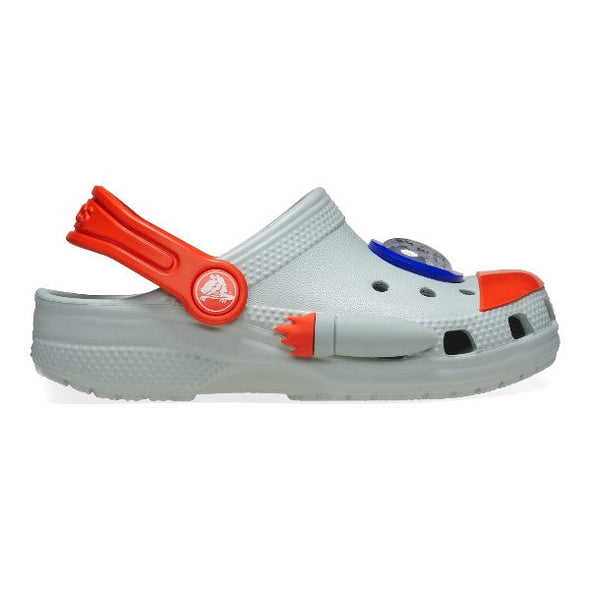 Sandalias crocs classic rocket ship clog toddler