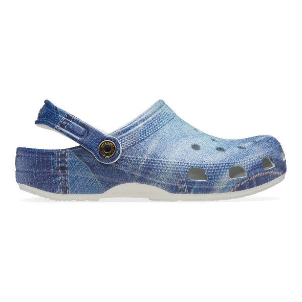 Sandalias crocs classic denim clog unisex