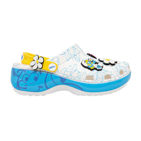Smurfs platform clog