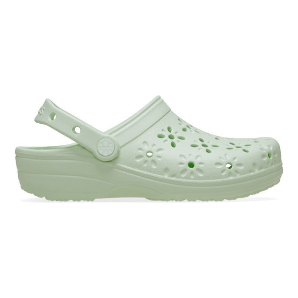 Classic floral cut out clog calzado unisex