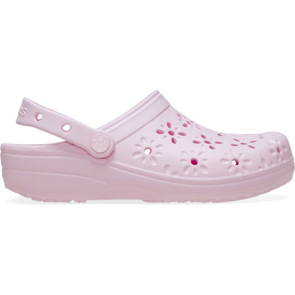 Classic floral cut out clog calzado unisex