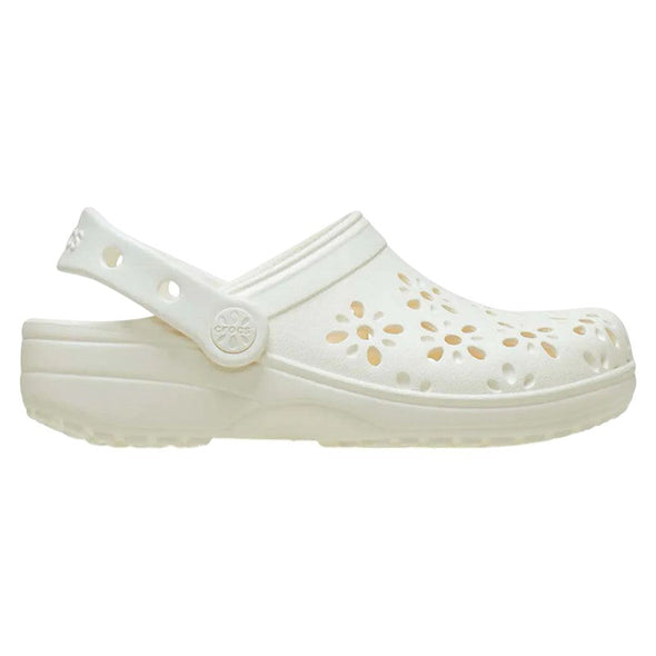 Classic floral cut out clog calzado p/junior k