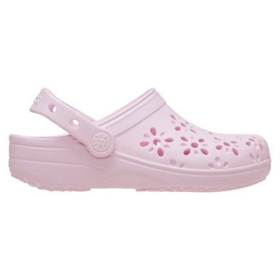 Classic floral cut out clog calzado p/junior k
