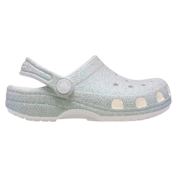 Classic iridescent glitter clog calzado p/niño t