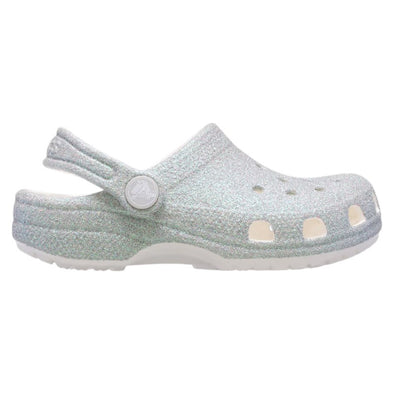 Classic iridescent glitter clog calzado p/niño t