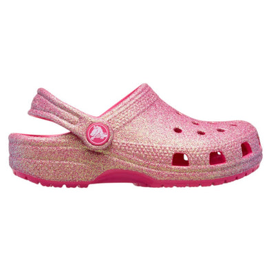 Classic iridescent glitter clog calzado p/niño t