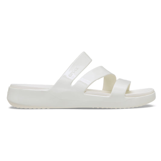 Crocs Getaway patent strappy chancleta para dama