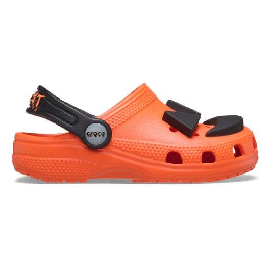 Classic Jack O Lantern Lights Crocs para niños pequeños