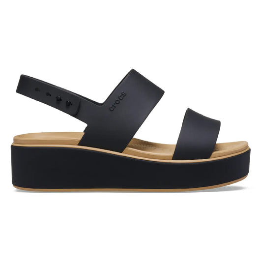 Sandalia Brooklyn Matte Wrap Low Wedge Crocs