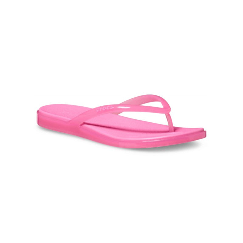Sandalias Miami Jelly Round Toe Flip Crocs para dama