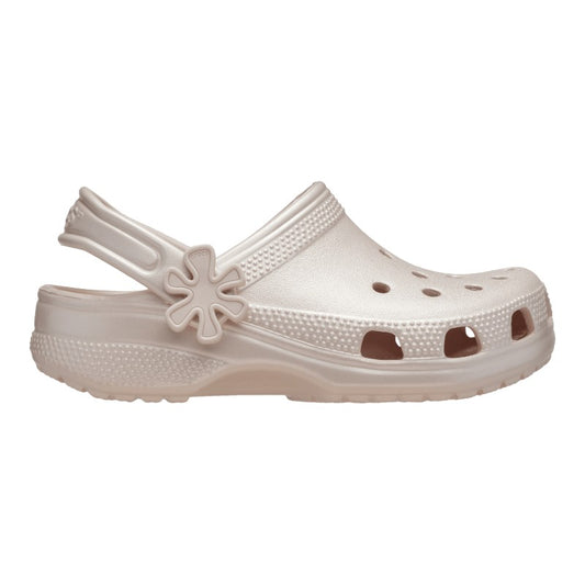 Classic Pearl Shine Clog para niños Crocs