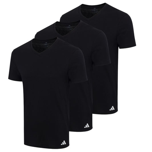 Camiseta Adidas hombre set 3 piezas cuello V