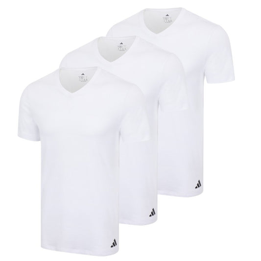 Camiseta Adidas hombre set 3 piezas cuello V