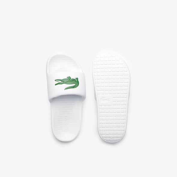 Chancletas de niños lacoste croco 1.0 en material sintetico