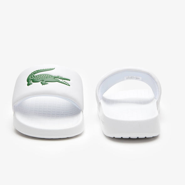 Chancletas de niños lacoste croco 1.0 en material sintetico