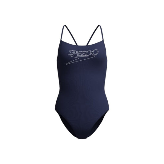 Vestido de baño Speedo Endurance Logo Thin Strap para dama