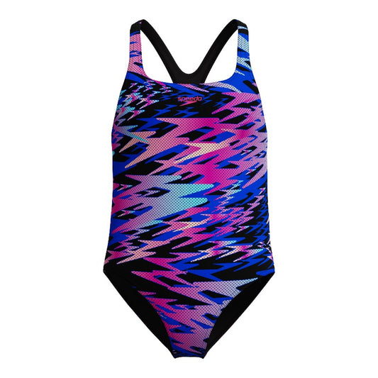 Vestido de baño Speedo Hyperboom Print Medalist para niñas