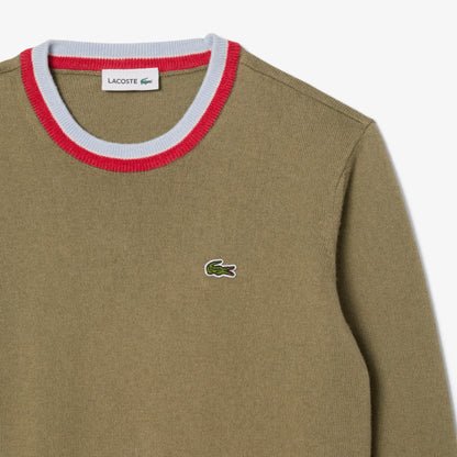 Suéter cuello redondo Lacoste para niños