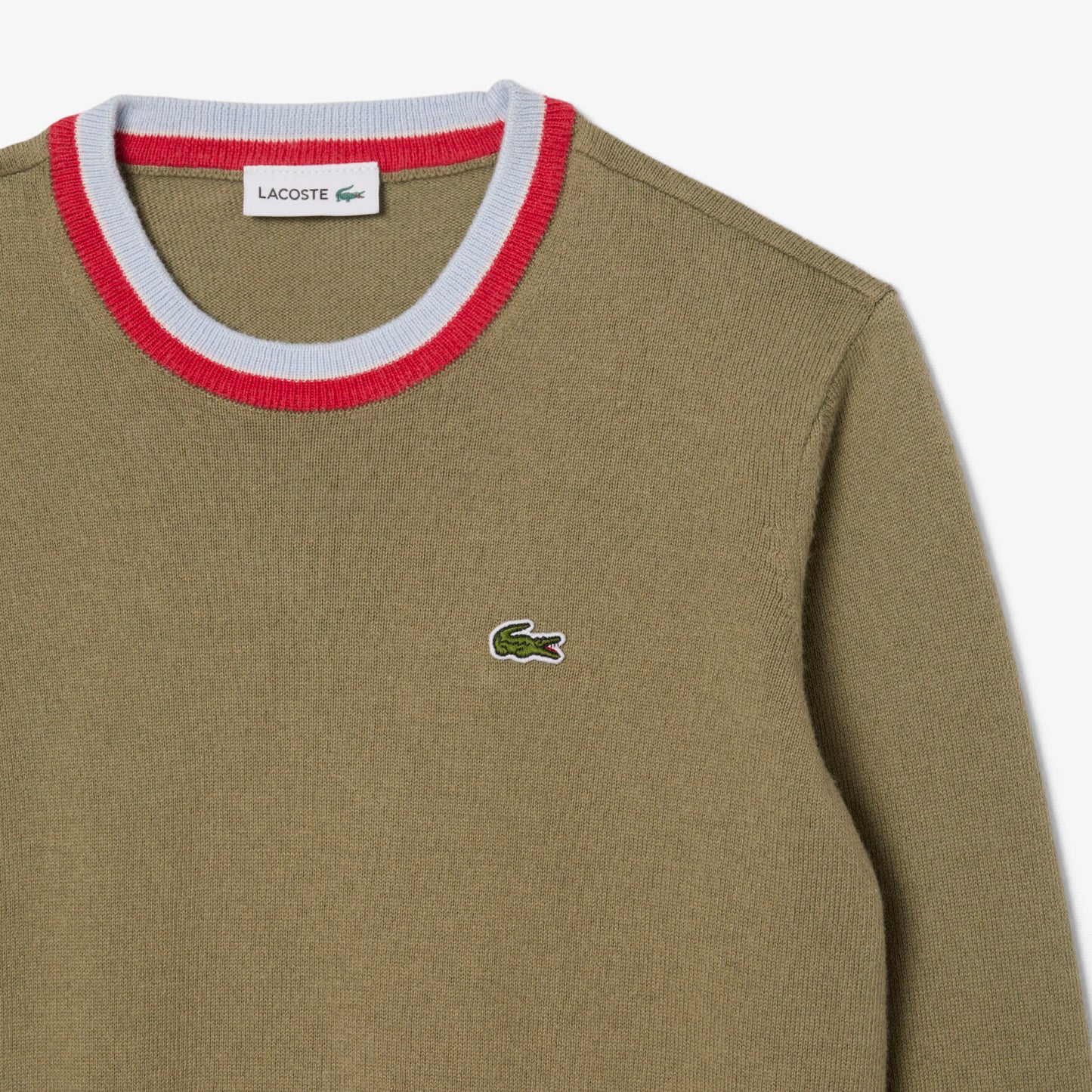 Suéter cuello redondo Lacoste para niños