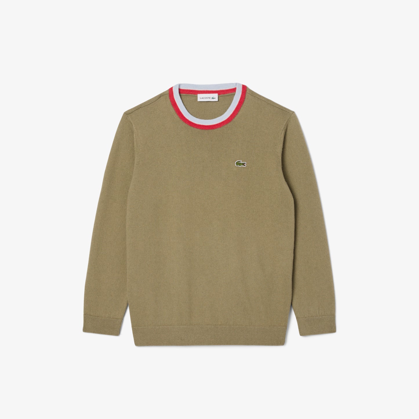 Suéter cuello redondo Lacoste para niños