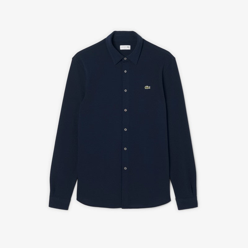 Camisa pique léger slim fit Lacoste