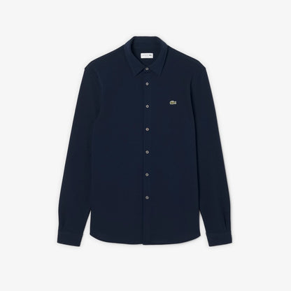 Camisa pique léger slim fit Lacoste