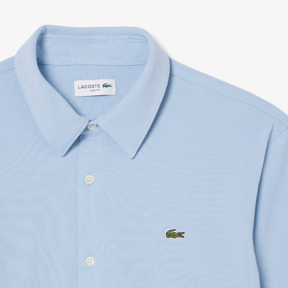 Camisa pique léger slim fit Lacoste