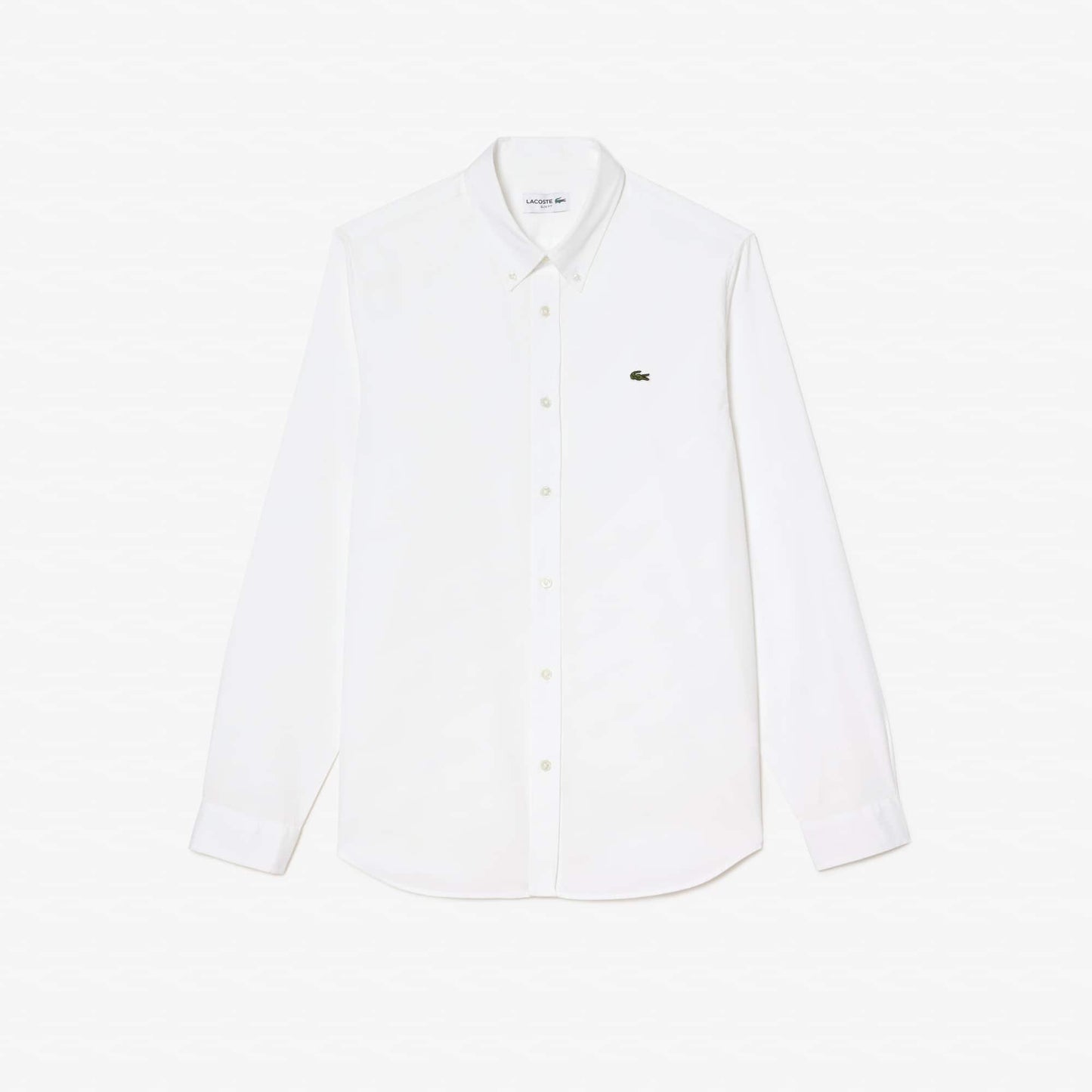 Camisa Lacoste slim fit de algodón premium