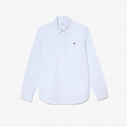Camisa Lacoste slim fit de algodón premium