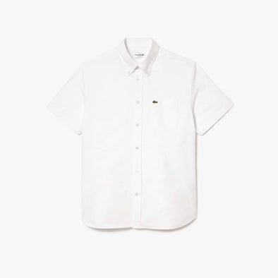 Camisa de hombre lacoste regular fit de manga corta