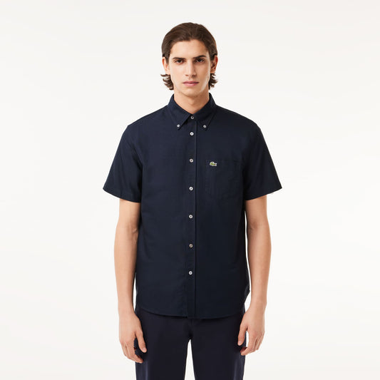 Camisa Lacoste regular fit de manga corta