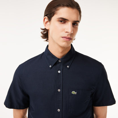 Camisa Lacoste regular fit de manga corta