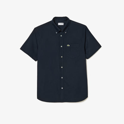 Camisa Lacoste regular fit de manga corta