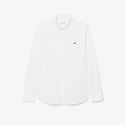 Camisa light poplin regular fit Lacoste para caballero