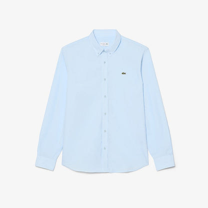 Camisa light poplin regular fit Lacoste para caballero
