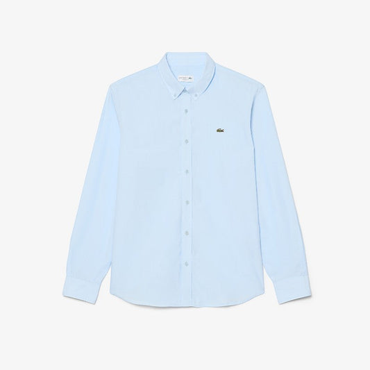 Camisa light poplin regular fit Lacoste para caballero