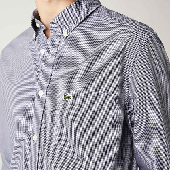 Camisa de hombre lacoste regular fit en algodon