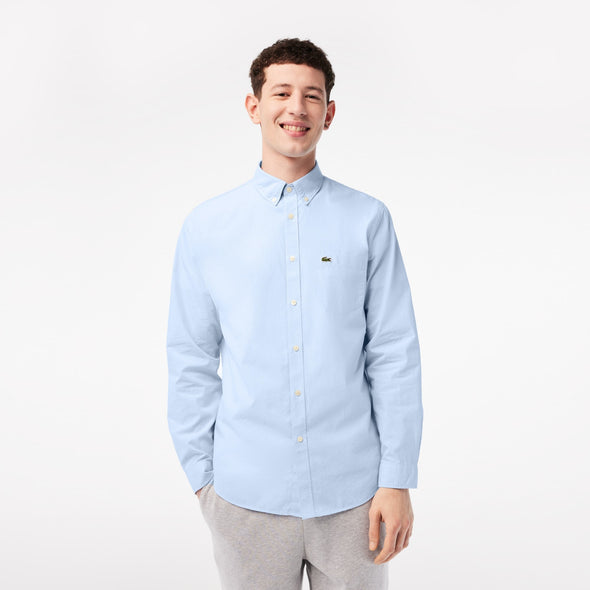 Camisa de hombre lacoste regular fit en algodon