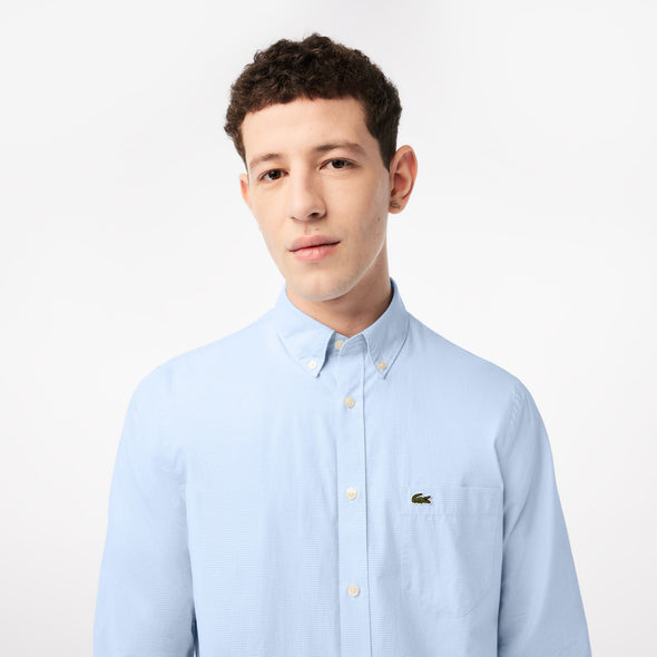 Camisa de hombre lacoste regular fit en algodon