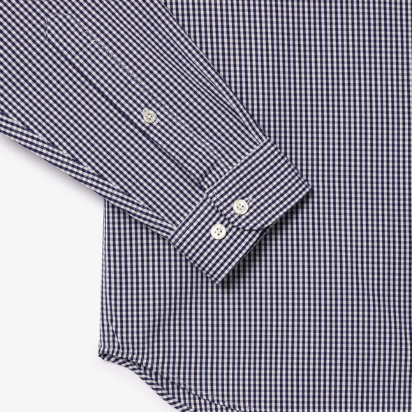 Camisa de hombre lacoste slim fit de algodon premium