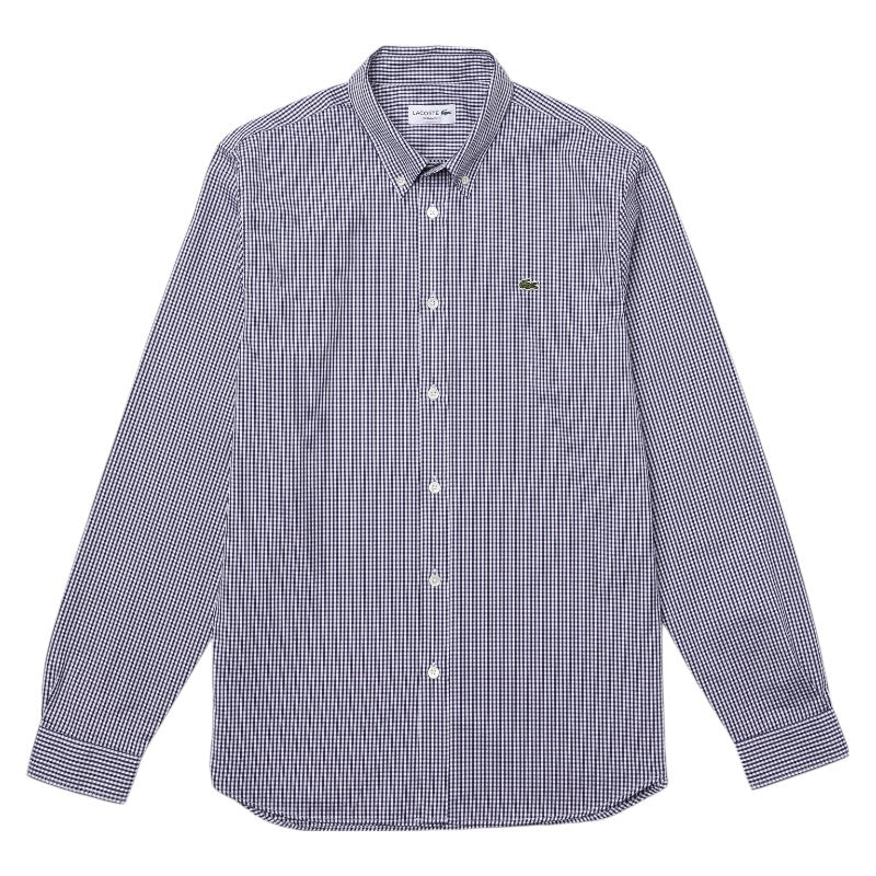 Camisa Lacoste slim fit de algodón premium