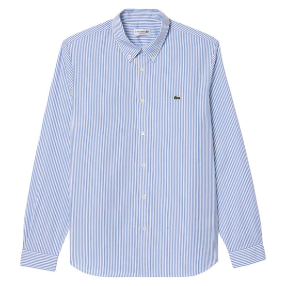 Camisa de hombre lacoste en algodon de rayas